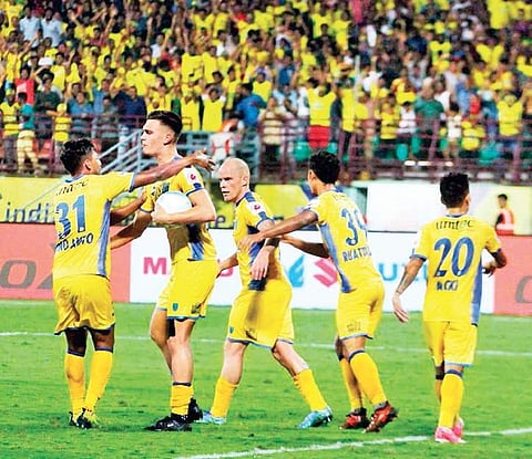 Kerala Blasters lose to Neroca FC (File | EPS)