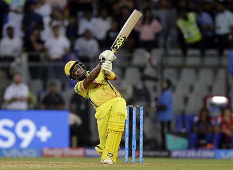 Dwayne Bravo pummelled seven sixes and three fours at the Wankhede Stadium, leaving the Mumbai Indians bowlers shocked. | AP
