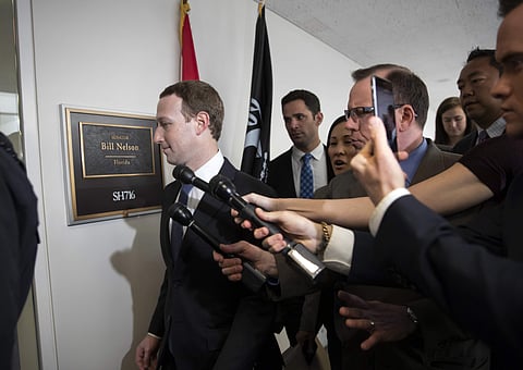 Facebook CEO Mark Zuckerberg arrives on Capitol Hill in Washington | AP