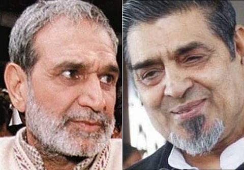 Anti-Sikh riots accused Sajjan Kumar (L) and Jagdish Tytler (R)