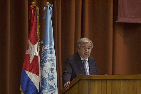 United Nations Secretary General Antonio Guterres. (Photo | AP)