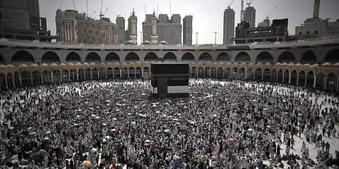A representational image of pilgrims gathered at Haj. (File | AP)