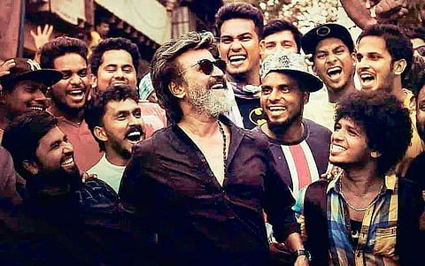 A still from 'Semma Weightu'.