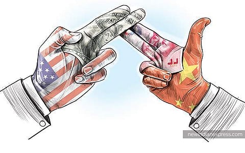 The US, the world's largest economy, has a trade deficit of almost USD 500 billion with the world's second largest economy China.