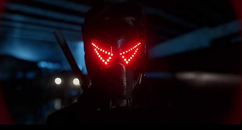 Harshvardhan as the masked man fighting for justice. (Photo | YouTube Screengrab)