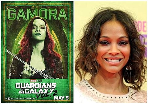 Zoe Saldana as Gamora | AP