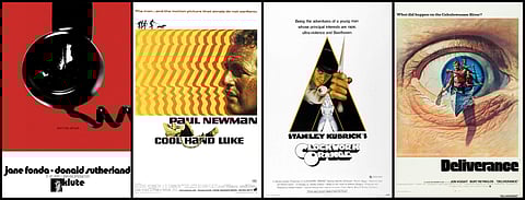 Some of the iconic Hollywood movie posters designed by Bill Gold.