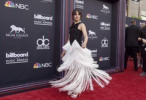 Camila Cabello arrives at the Billboard Music Awards at the MGM Grand Garden Arena on Sunday, May 20, 2018, in Las Vegas. (Photo: AP)