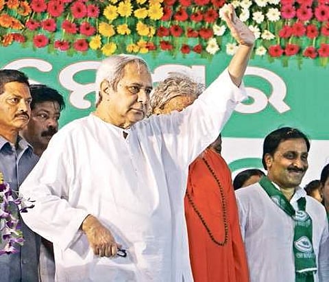 BJP alleged that BJD used kids to welcome the party president and former CM Naveen Patnaik at Taraboda village in Komna block during his visit to campaign for the party candidate.