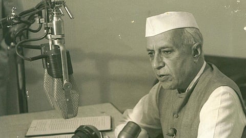First Prime Minister of India Jawaharlal Nehru.