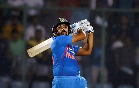India's Rohit Sharma denies that he is just a white ball player (File | PTI)