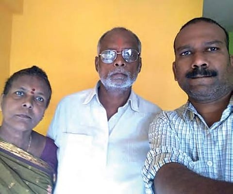 The tourists from Khammam district who have gone on a tour to Manasarovar Lake | Express photo