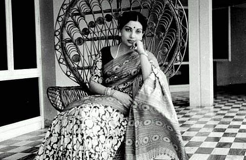 Former Tamil Nadu CM and actress late J Jayalalithaa at her Poes Garden residence. (File Photo)