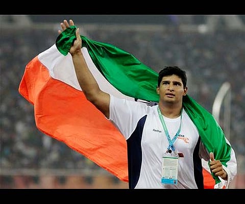 Top India discus thrower Vikas Gowda (File Photo | AP)
