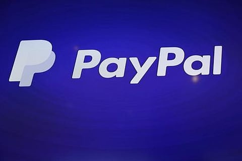 The PayPal logo is seen during an event at Terra Gallery in San Francisco | REUTERS
