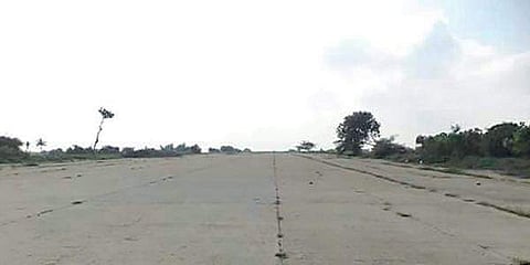 EPS file image of an airstrip used for representational purpose only