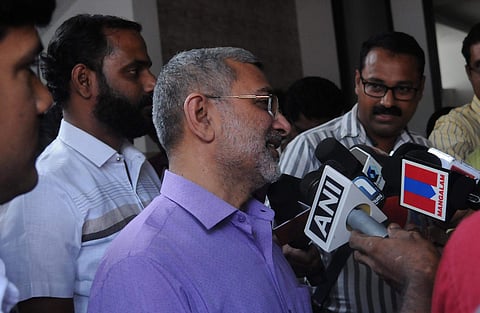 Justice Kurien Joseph responds to queries after a book launch function at Kochi. (Express Photo | A Sanesh)