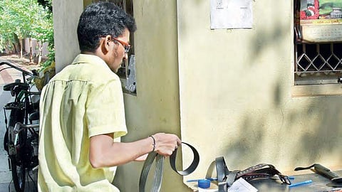 A NEET candidate outside examination hall