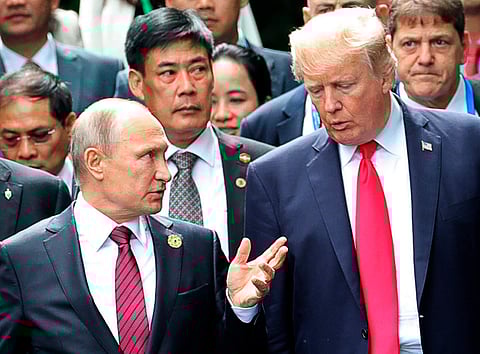 President Donald Trump, right, and Russian President Vladimir Putin | Associated Press
