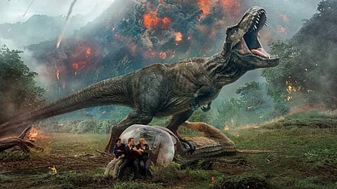 A still from Jurassic World: Fallen Kingdom.
