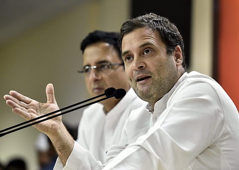 Congress chief Rahul Gandhi.| PTI