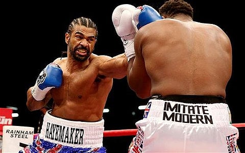 Former world heavyweight champ David Haye (File | AP)
