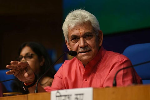 Communications Minister Manoj Sinha (EPS | Parveen Negi )