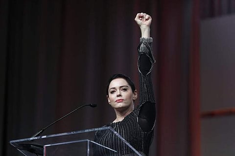 McGowan's attorney Jose Baez said the charge was a result of 'her activism as a voice for women everywhere.' (Rose McGowan | AP)