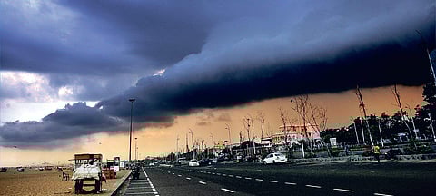 The daytime cloud cover helped reduce the maximum temperature D Sampathkumar