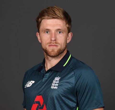 England all-rounder David Willey (Twitter/David Willey)
