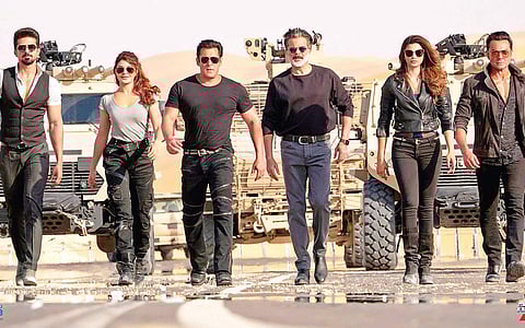 A still from 'Race 3'.