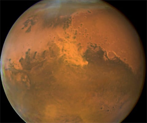 Mars from Hubble space telescope. (Photo courtesy: Wikimedia commons)