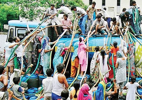 Ground reality of water scarcity in Delhi