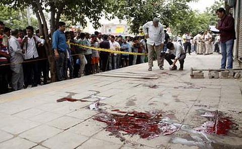 The scene immediately after the shootout | EPS