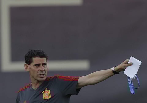 Spain's new coach Fernando Hierro | AP