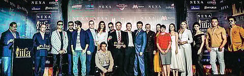 Stars at the IIFA Weekend press conference.