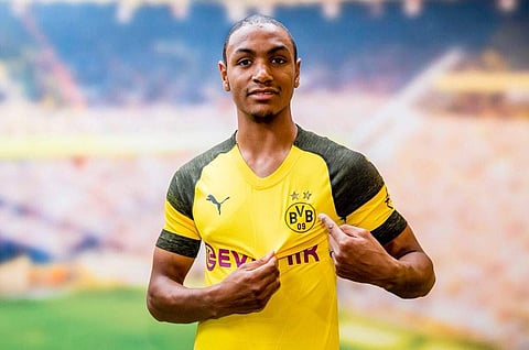 Abdou Diallo's transfer fee was not revealed but media estimated it at 28 million euros. (Photo | Borussia Dortmund Twitter)