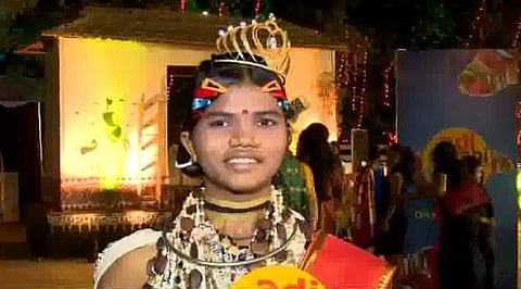 Pallavi Darua Tribal Queen competition winner. ( Photo | ANI )