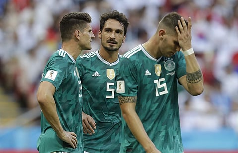 Ever since their brilliant 2014 World Cup victory the main actors of German football rested on their laurels, raked in the cash and thought the good times will last for ever. (Photo | AP)