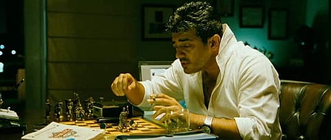 Ajith in Mankatha.