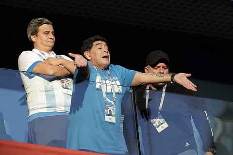 Argentina former soccer star Diego Maradona | AP