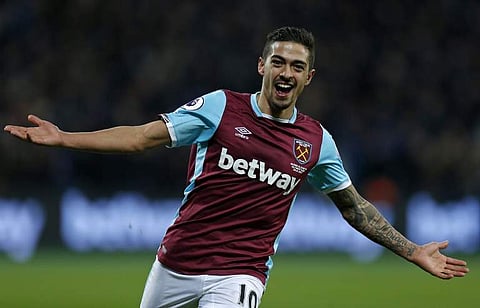 West Ham striker Manuel Lanzini | File AFP