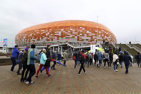 Saransk's Mordovia Arena (Photo | AP)