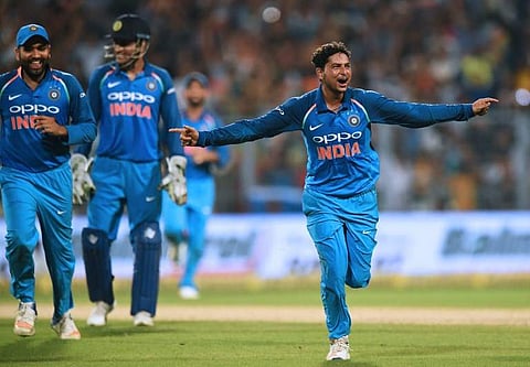 Kuldeep Yadav helped India rout Ireland as the hosts crashed to a massive defeat. (File | AFP)