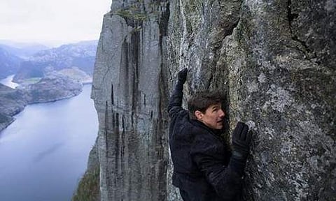 Tom Cruise in a still from Mission Impossible-Fallout. | Instagram