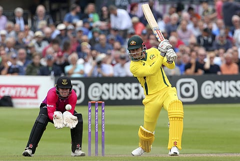 Australia's Marcus Stoinis in action against Sussex | AP