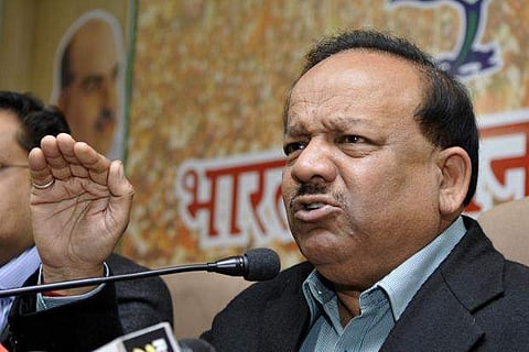 Union Environment Minister Harsh Vardhan (File |PTI)