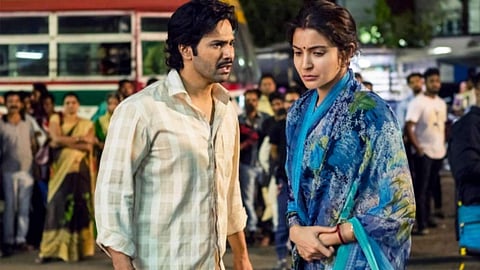 Varun Dhawan, Anushka Sharma in 'Sui Dhaaga'. (Twitter Photo)