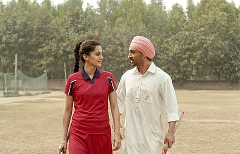 Taapsee Pannu and Diljit Dosanjh in Soorma. (Photo | YouTube Screengrab)