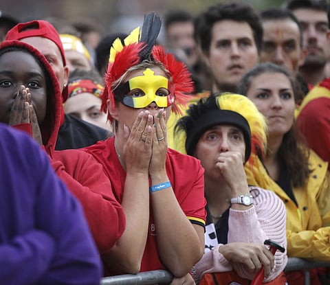 Belgium fans (File photo | AP)